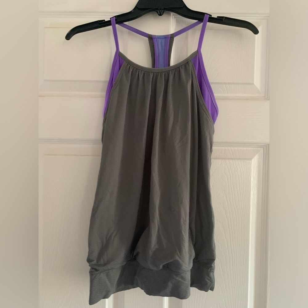 Ivivva tank w built in sports bra size 14